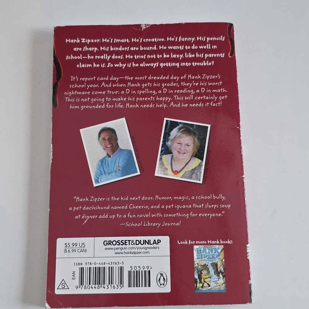 Hank Zipzer by Henry Winkler Lin Oliver - Ages 7 To 10 - Set Of 3 Chapter Books